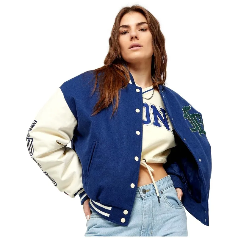Abrigo Fubu Old English Varsity Jacket