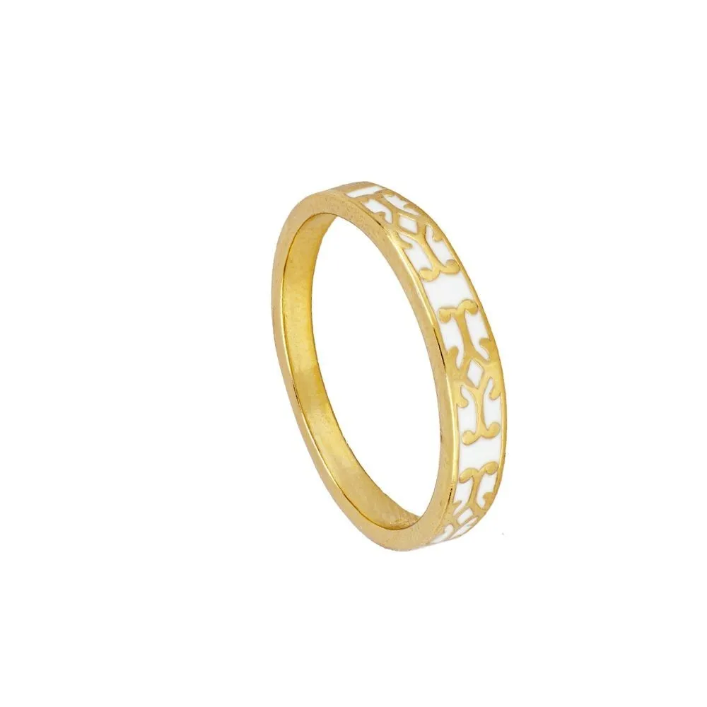 Anillo Enamel Oro