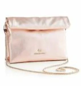 Bolso bandolera Michael Kors fiesta Lola SM Lunch Bag Xbody oro rosa nuevo