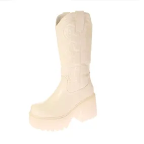 Bota Terraplen Blanco Via Franca Art. 5xzn584bbeige