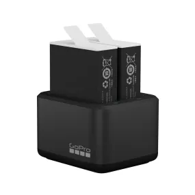 CARGADOR DOBLE GOPRO ENDURO Y 2 BATERIAS PARA HERO 9, HERO 10 Y HERO 11
