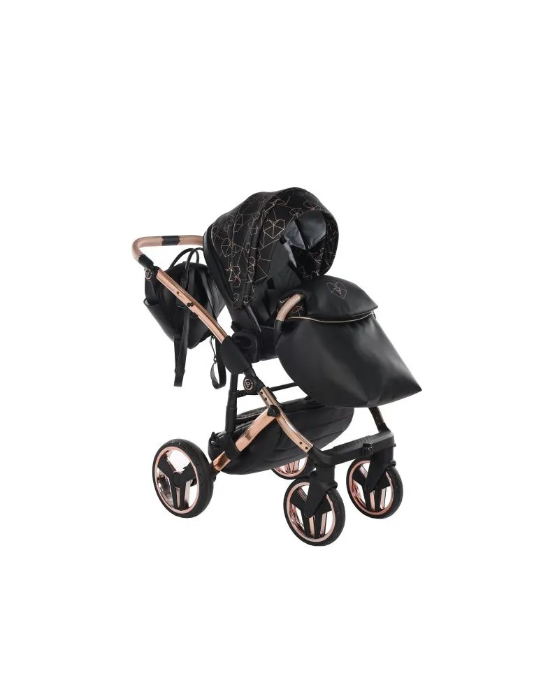 CARRO DUO JUNAMA HEART 02 NEGRO/COPPER