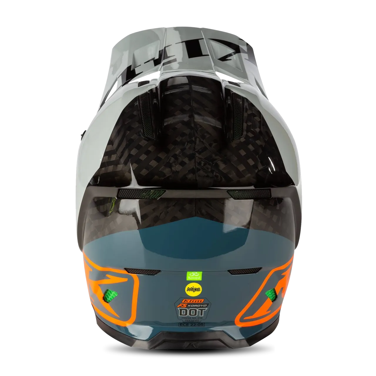 Casco de Cross Klim F5 Mips® Koroyd Mips® Ascent Striking Gasolina