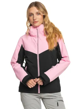 chaqueta Roxy Free Jet Block - MGS0/Pink Frosting - women´s
