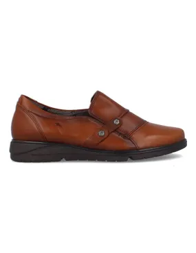 Fluchos - Mocasín Piel Elásticos Mujer Sugar Cuero