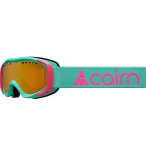 Máscara de esquí para niños Cairn Booster Fotocrómico (Mat Turquesa Neón Rosa)
