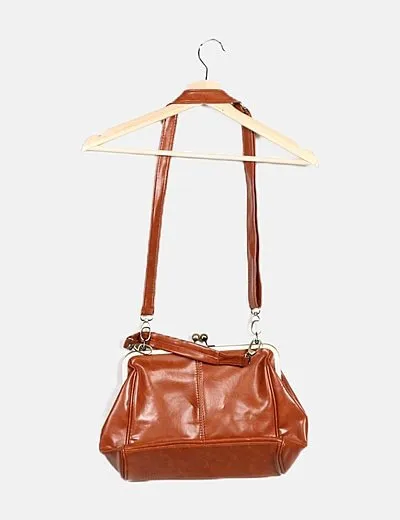 NoName Bolso marrón encerado