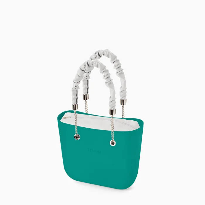 O bag hierba azul y blanco