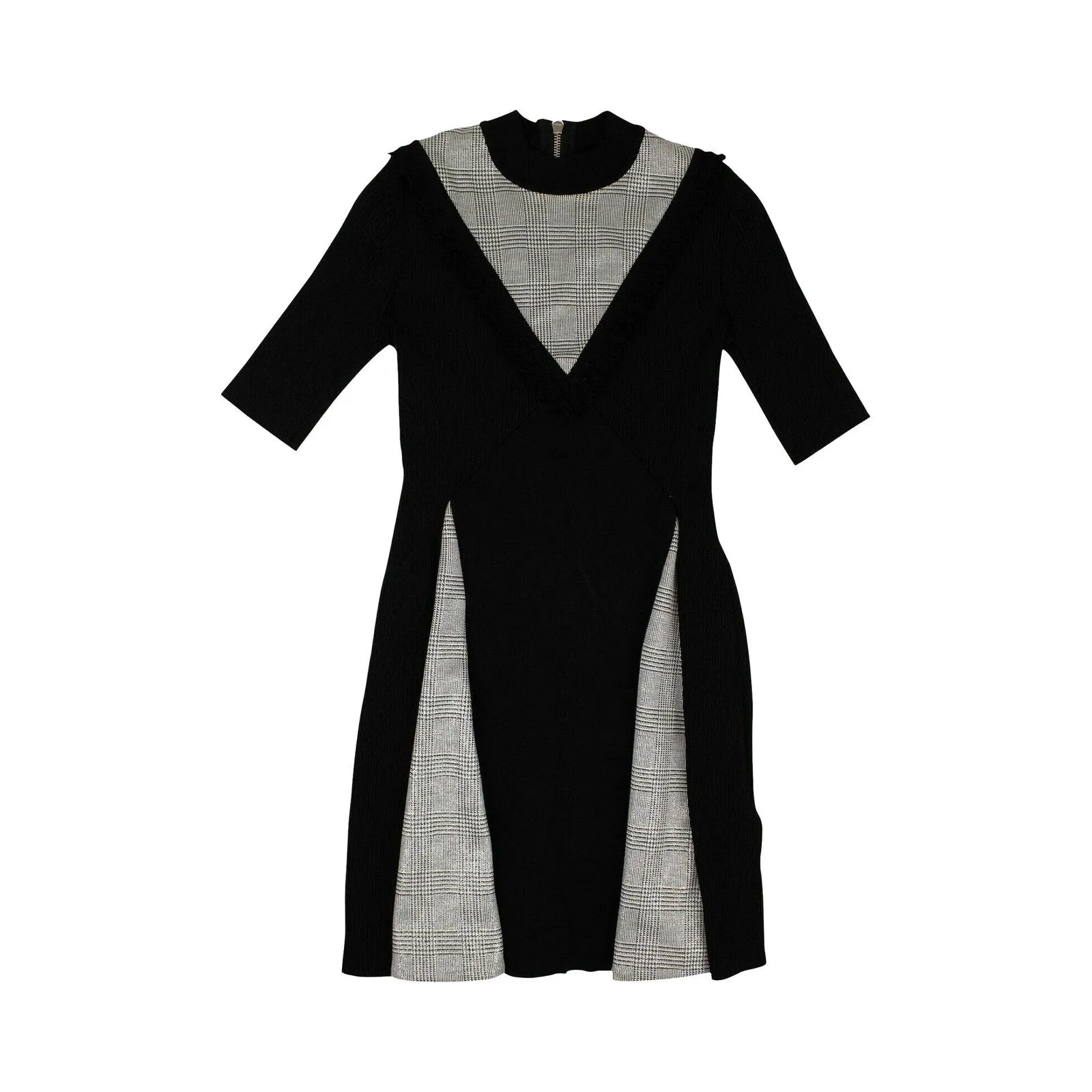 Palm Angels Plaid Skater Dress
