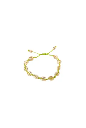 PULSERA PCNELLA CONCHAS VERDE