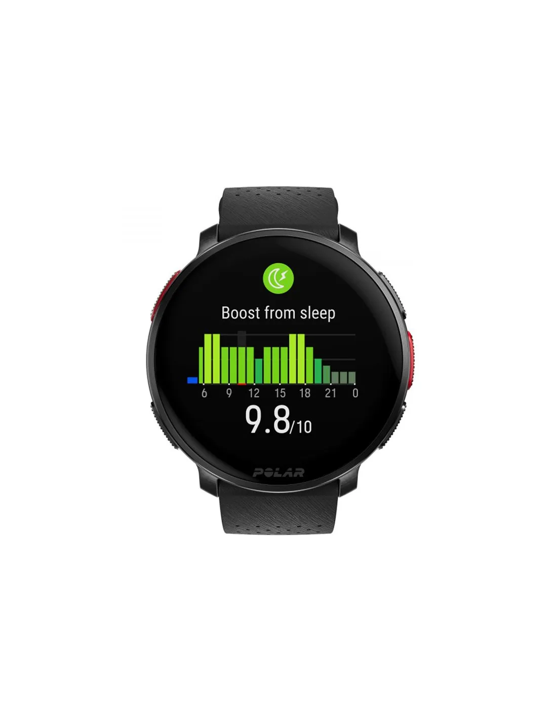 Reloj Deportivo Polar Vantage V3 +H10 Negro