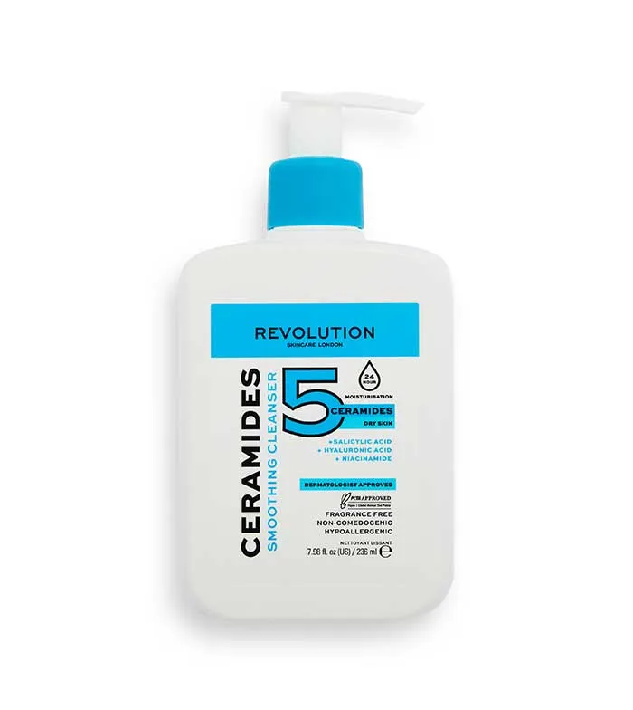 REVOLUTION SKINCARE  LIMPIADOR FACIAL SUAVE CERAMIDES  PIELES SECAS