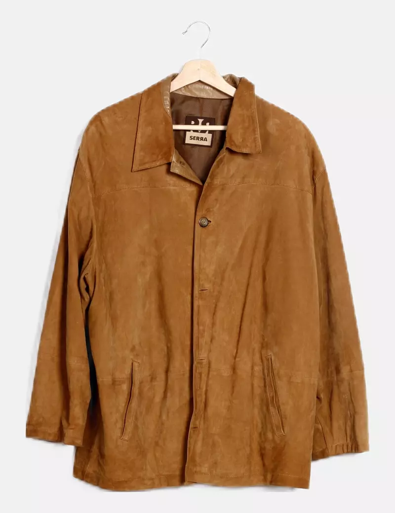 Serra Chaqueta marrón básica