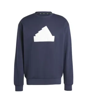 Sudadera adidas Future Icons Bos Crew Hombre Azul